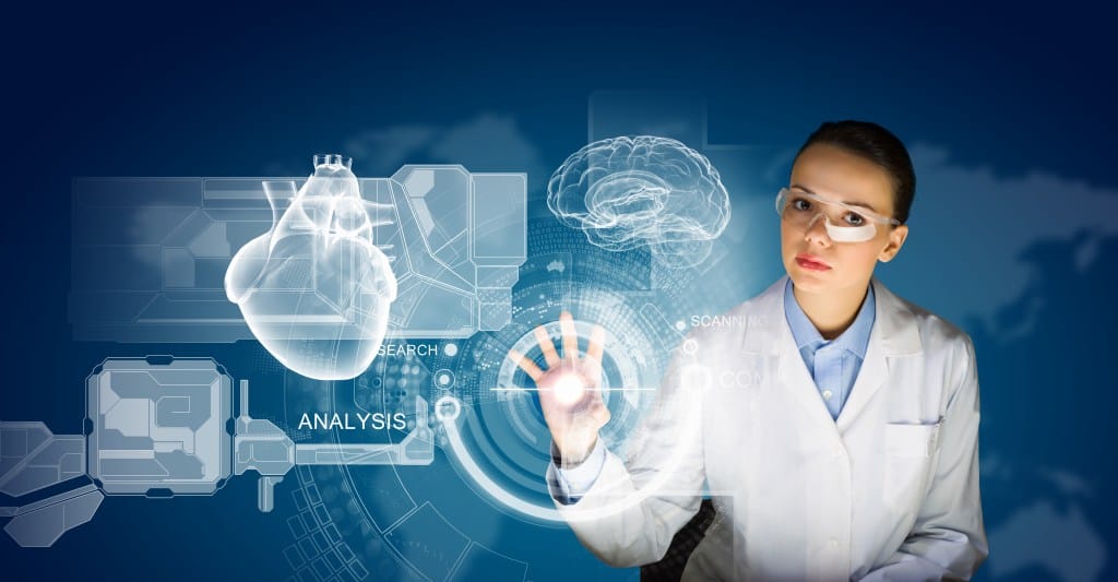 A scientist analysing medical data — research-driven healthcare