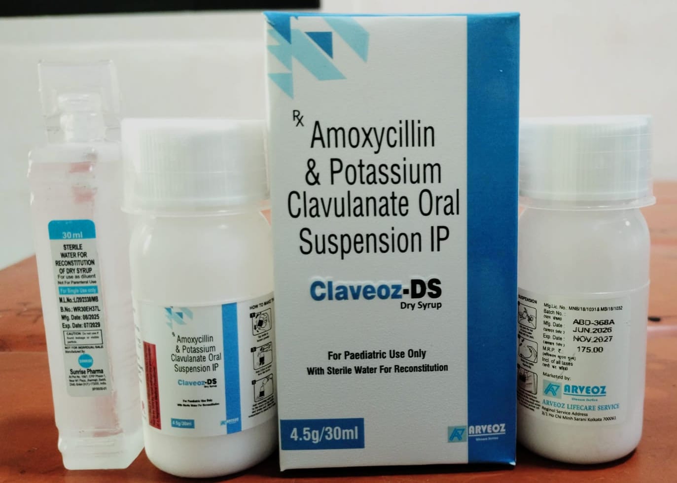 Claveoz-DS Amoxycillin & Clavulanate Oral Suspension
