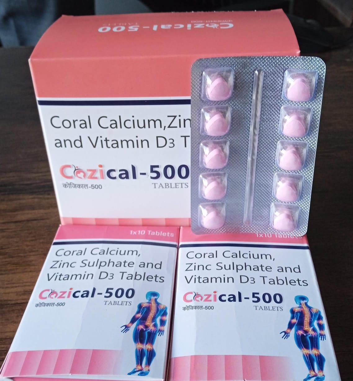 Cozical-500 Coral Calcium Tablets